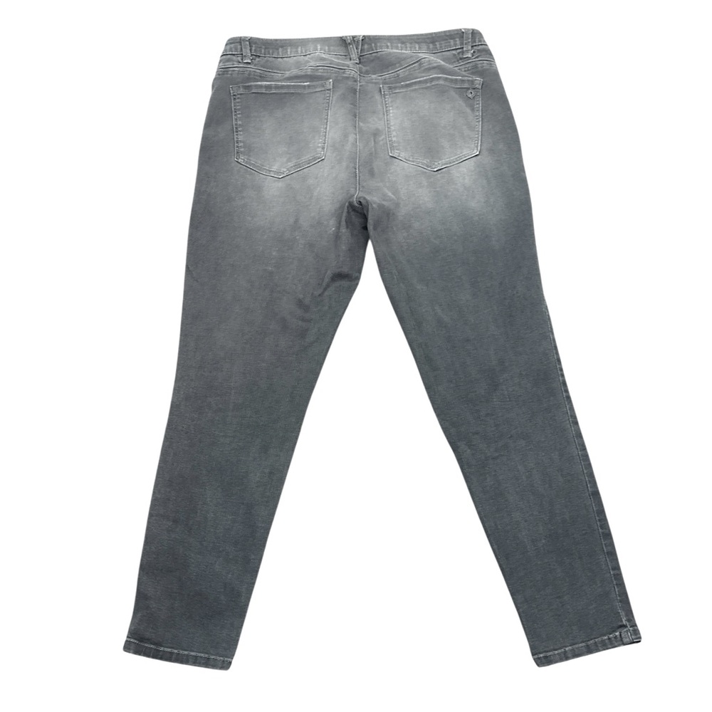 Democracy Modern Ab solution High Rise Ankle Length Grey Skinny Jeans Size 14 - Picture 3 of 11
